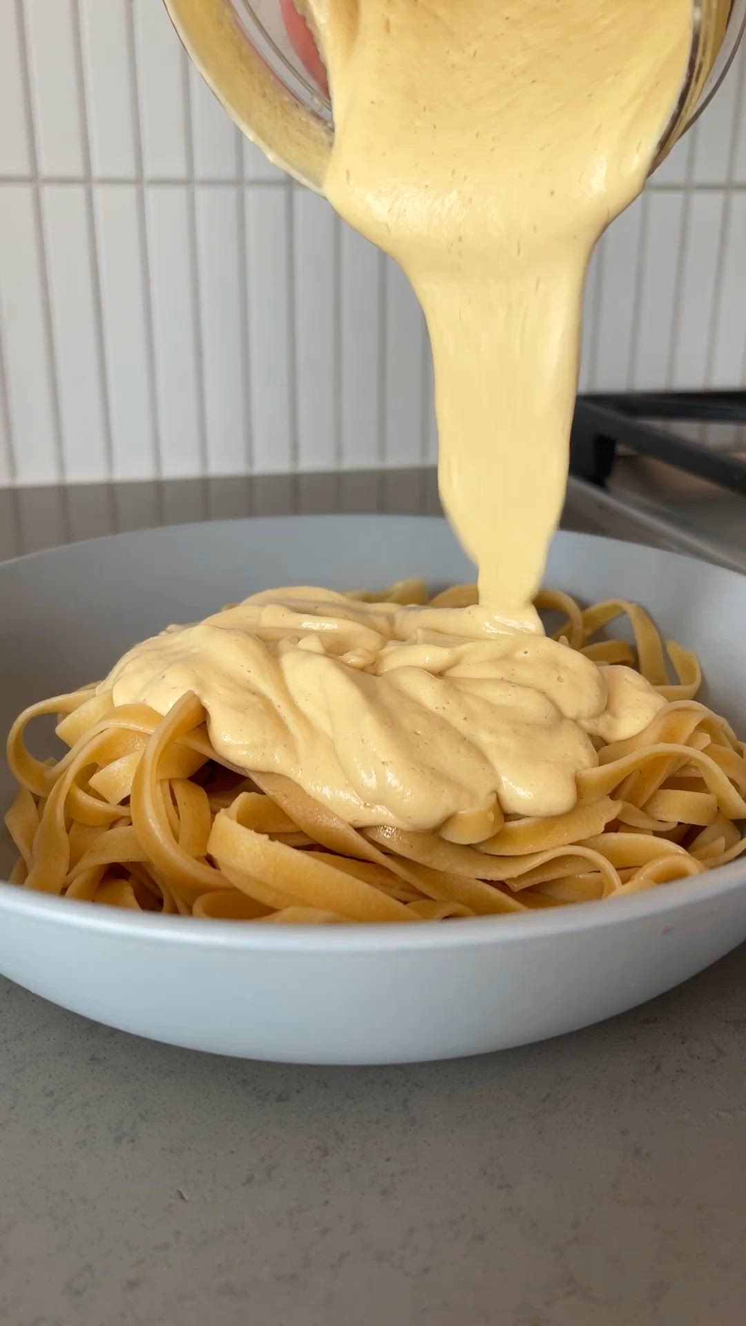 Video thumbnail for Cauliflower Alfredo Pasta