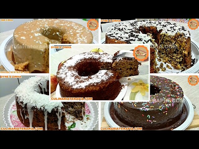 'Video thumbnail for 5 Bolos Caseiros que Mais Vende, Doce de Leite, Formigueiros, Nega Maluca e Bolo de Maçã'