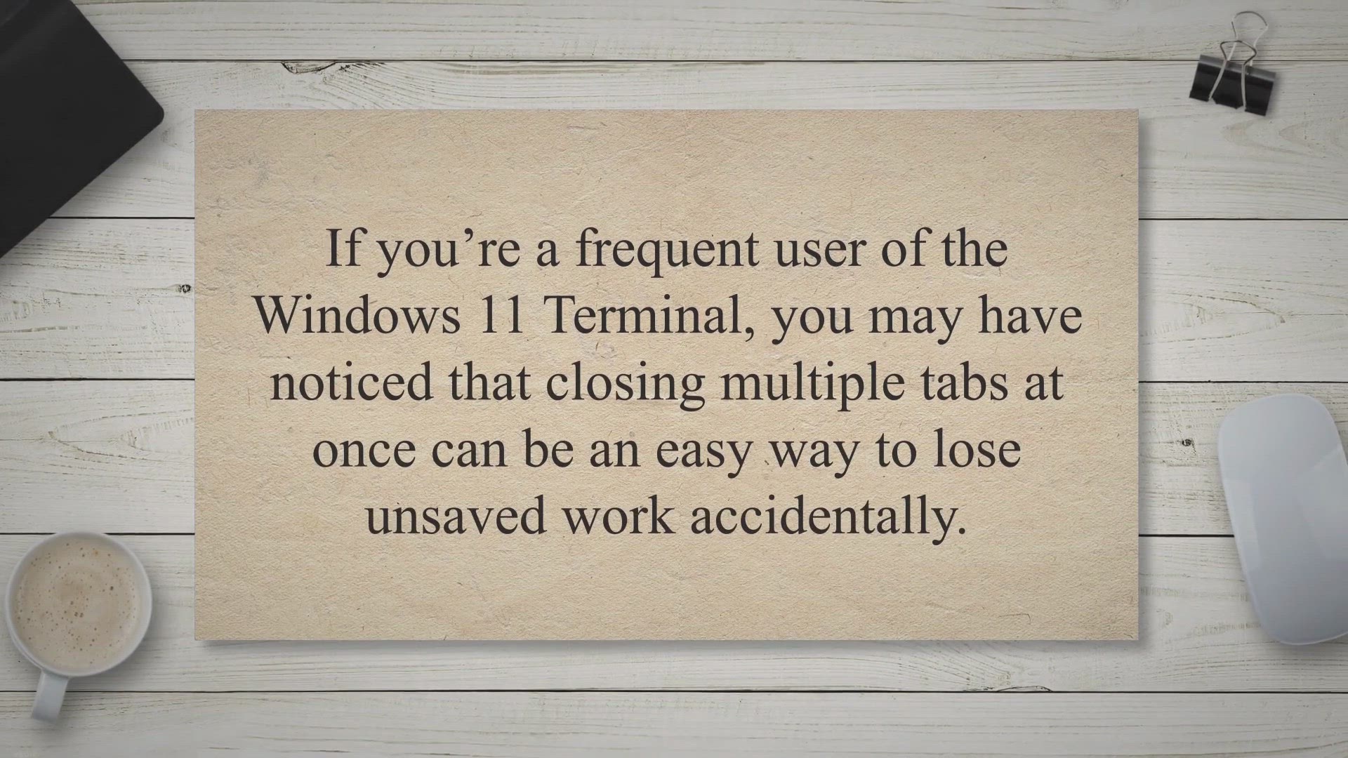 'Video thumbnail for How to Enable or Disable Warning when closing Multiple Tabs in Windows 11 Terminal?'