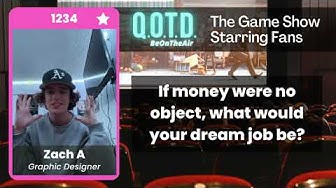 Video thumbnail for Our Favorite Answers: Zach wants to work watching movies!