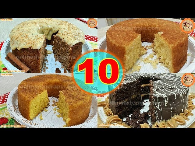 'Video thumbnail for 4 BOLOS CASEIROS MAIS VENDIDOS NA CONFEITARIA - n° 10 - Culinária Terapia por Dyne e Zinha'