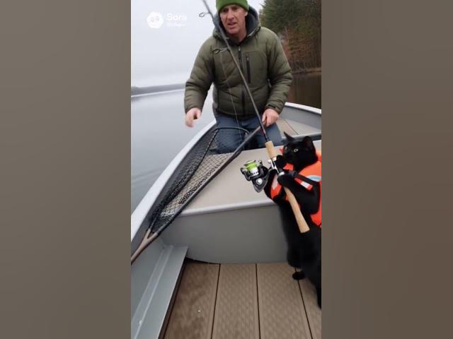 Video thumbnail for You won’t believe what this cat caught #FunnyVideo #MustWatch  #PetAdventures #CuteAnimals