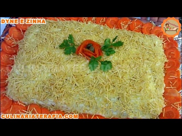 'Video thumbnail for Torta de Frango - Bolo Salgado com Recheio de Frango'