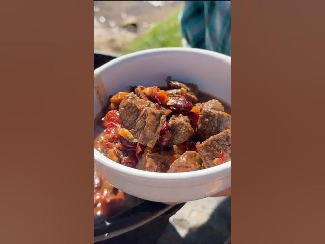 Video thumbnail for Wild Game Chili in Cast Iron | Cowboy Cooking Outdoors