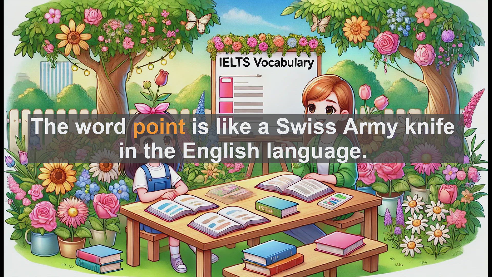 'Video thumbnail for 2500 Must Know IELTS 5.5 Vocabulary - Mastering the Word 'Point' for IELTS Success'
