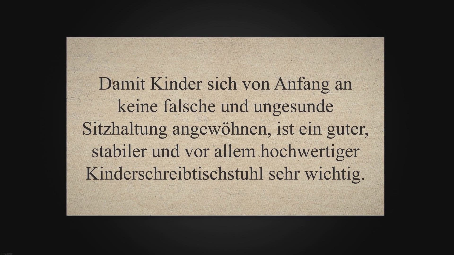 Video thumbnail for Kinderschreibtischstuhl