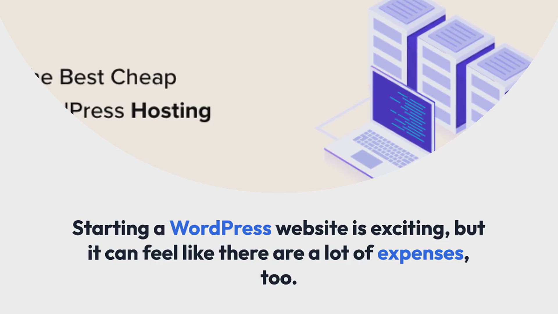 'Video thumbnail for 6 Best Cheap WordPress Hosting (Compared)'