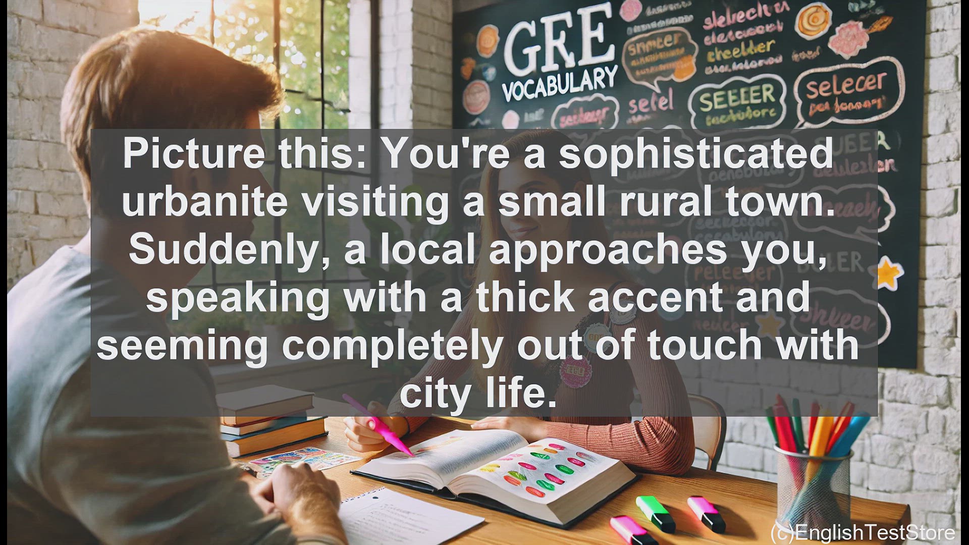 'Video thumbnail for GRE Vocabulary Lesson: Exploring the Meaning and Nuances of the Word 'Yokel''