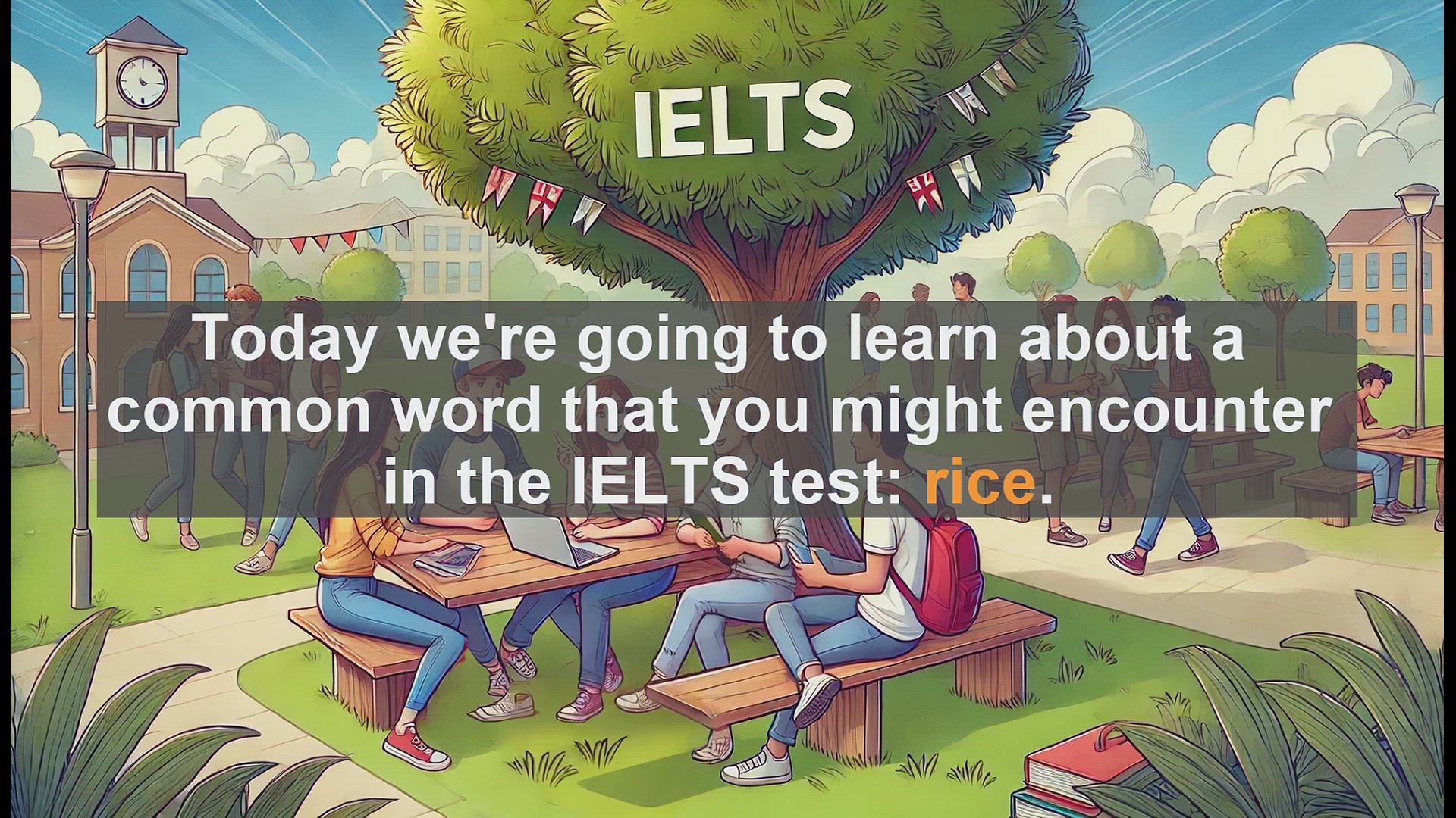 'Video thumbnail for 2500 Must Know IELTS 5.5 Vocabulary - Understanding 'Rice': Essential IELTS Vocabulary'