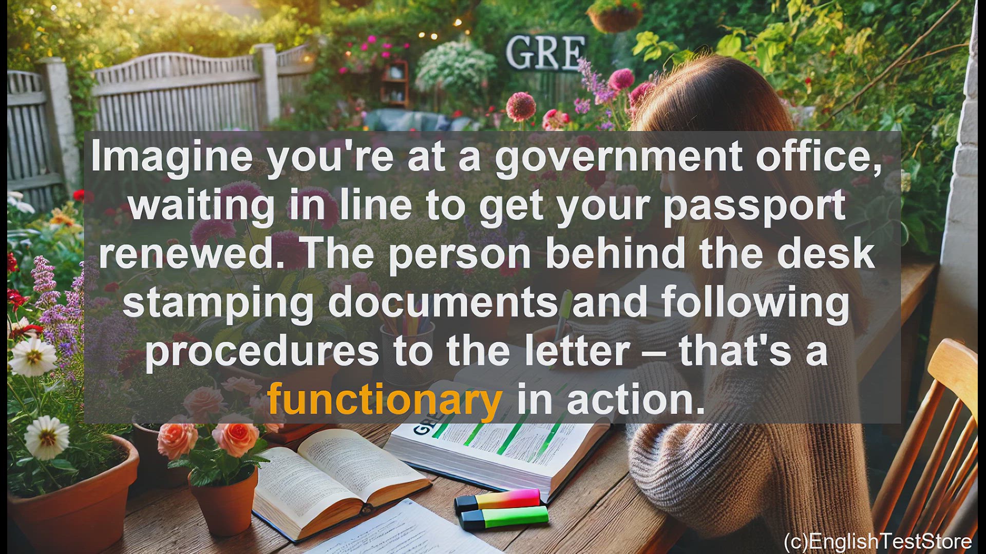'Video thumbnail for GRE Vocabulary Lesson: The Role of Functionaries in Government and Organizations'