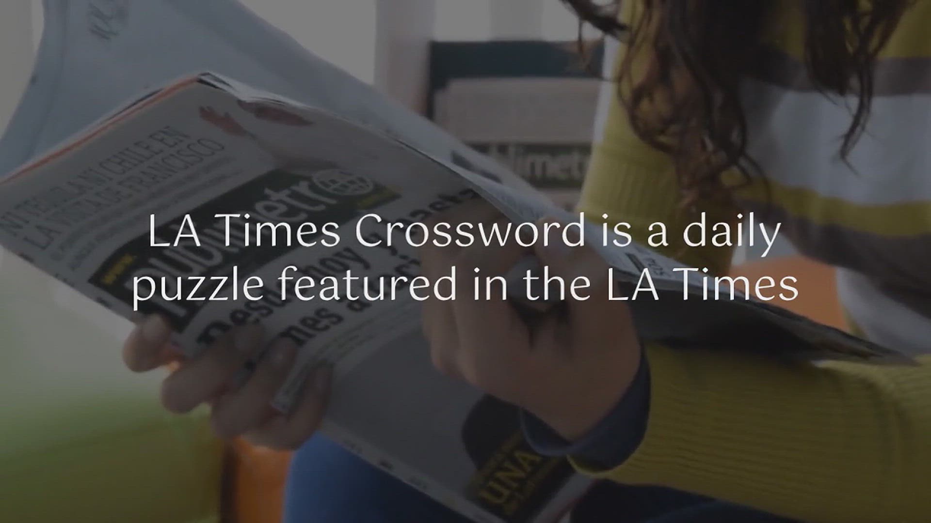 'Video thumbnail for LA Times Crossword August 31 2024 Answers'