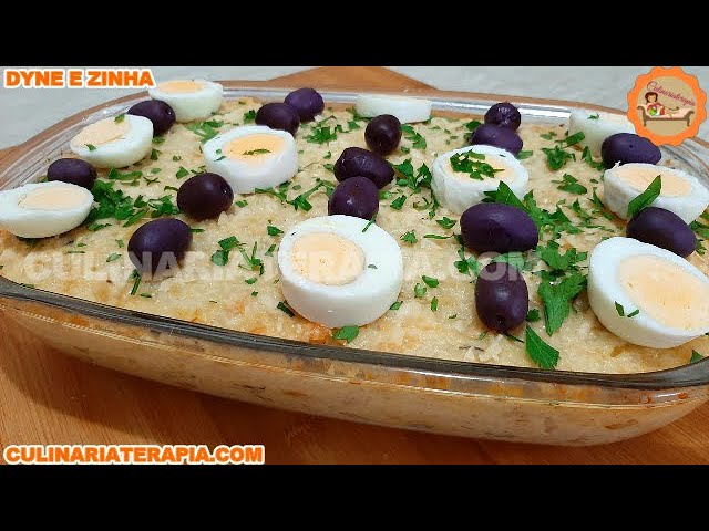'Video thumbnail for ARROZ DE FORNO CREMOSO DE BACALHAU @Culinariaterapia'