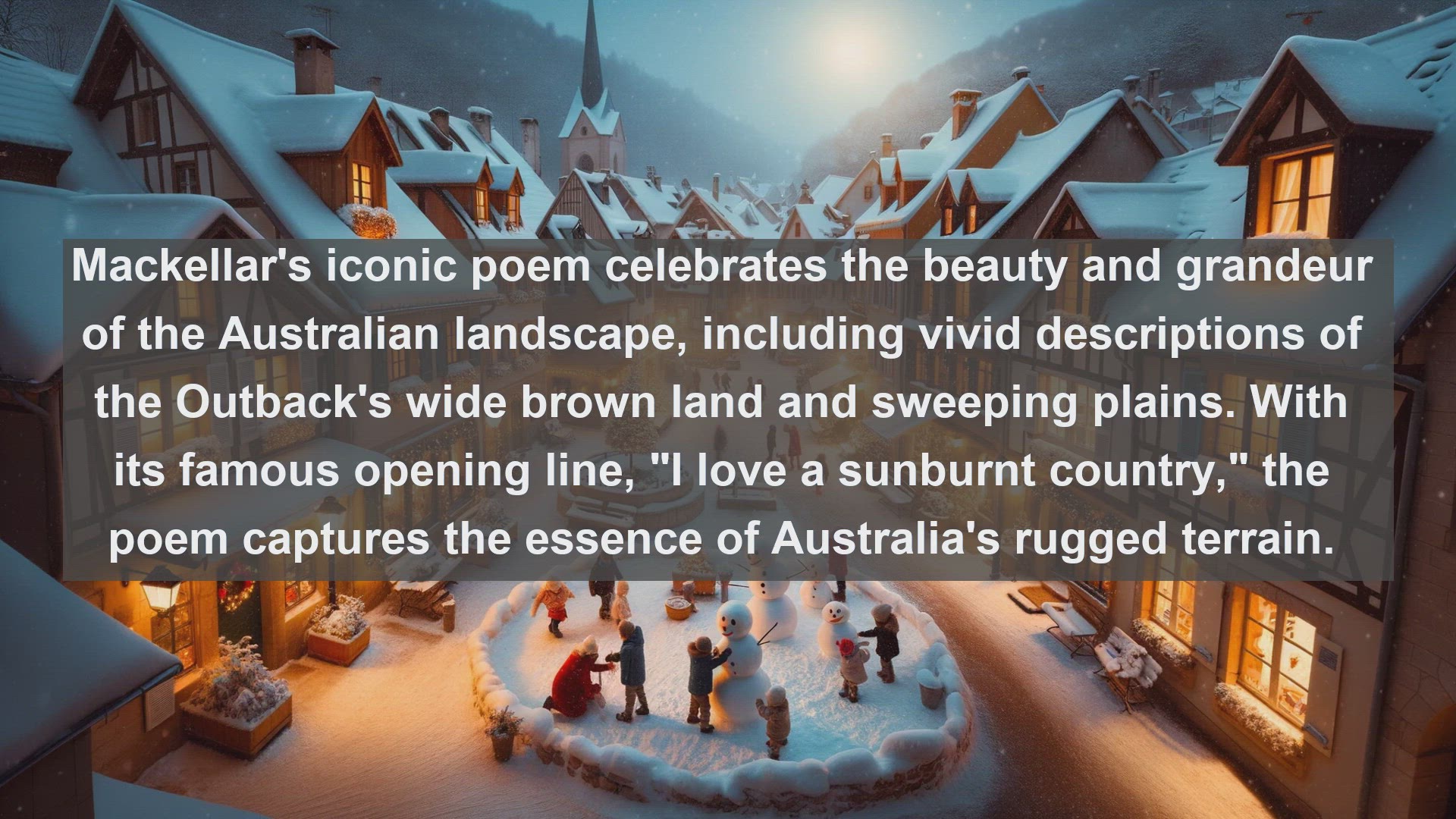 'Video thumbnail for Top 10 Australian Poems on the Outback'