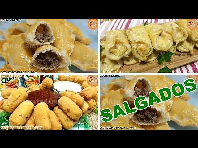 'Video thumbnail for As receitas de salgados mais procurados da Internet super diferentes para todas as ocasiões.'