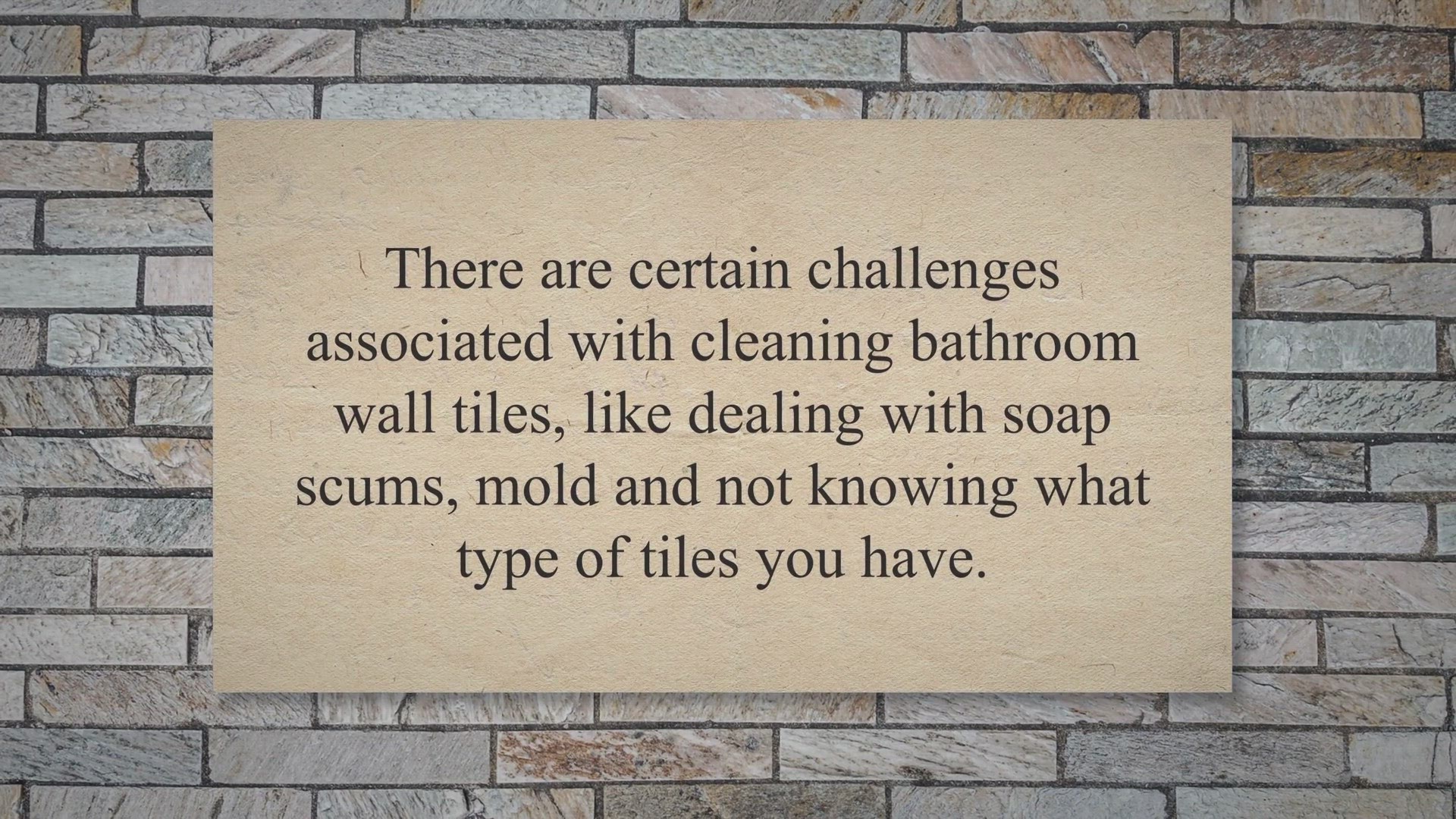 'Video thumbnail for How to Clean Bathroom Wall Tiles? '