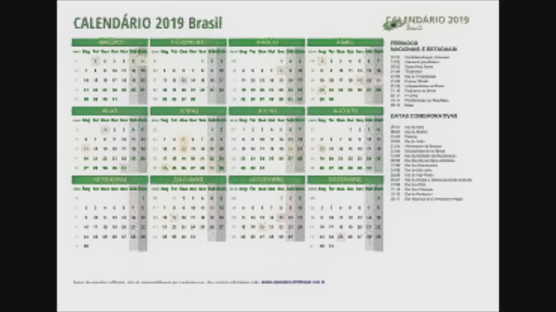 14 de Jan, 2024 Calendário com Feriados e Cont. Regressiva - BRA