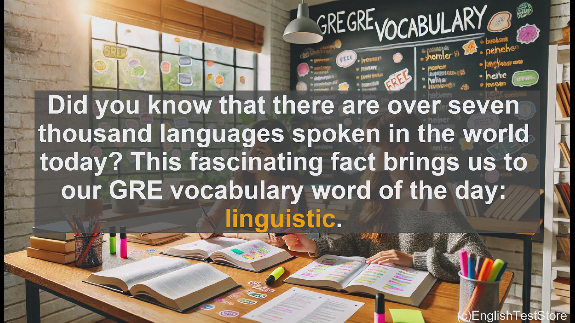 'Video thumbnail for GRE Vocabulary Lesson: Exploring the Fascinating World of Linguistic Diversity'