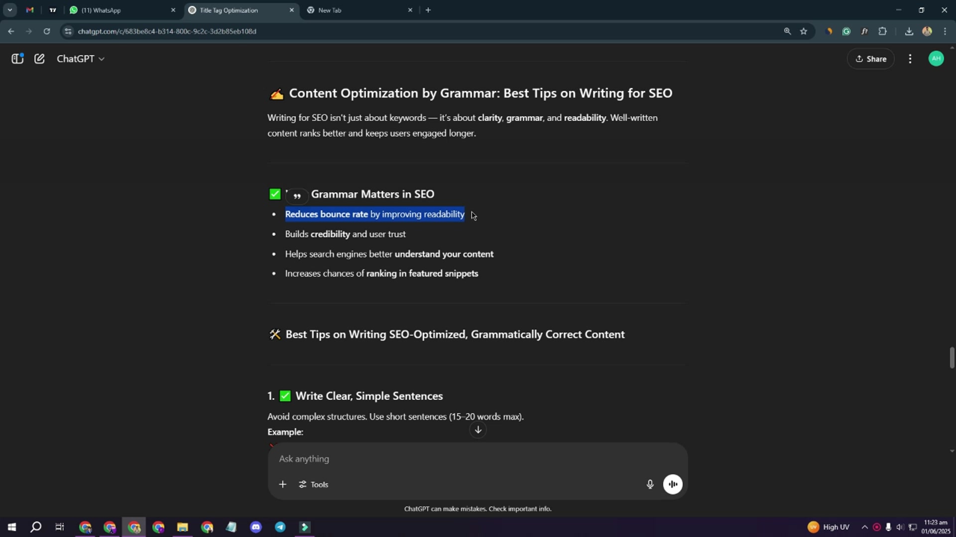 'Video thumbnail for Content Optimization by Grammatically SEO'