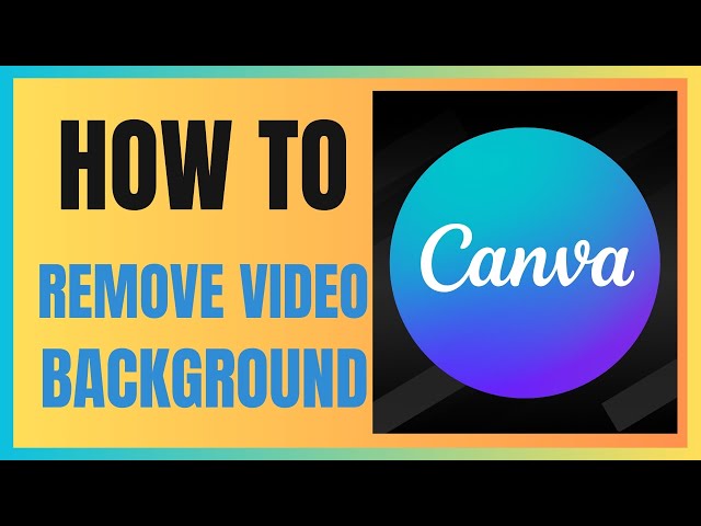 'Video thumbnail for How to Remove Video Backgrounds in Canva Pro (Quick & Easy!)'