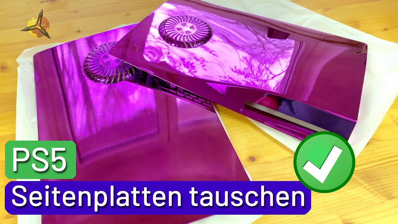 'Video thumbnail for PS5 Seitenplatten tauschen - cooles Design wählen'