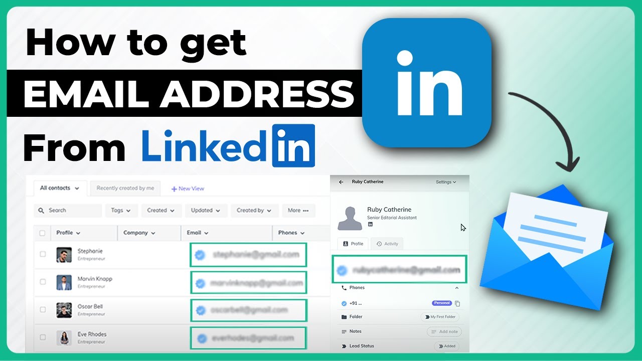 'Video thumbnail for How to Get Email Address of Anyone from LinkedIn _ in Just 5 Easy Steps'