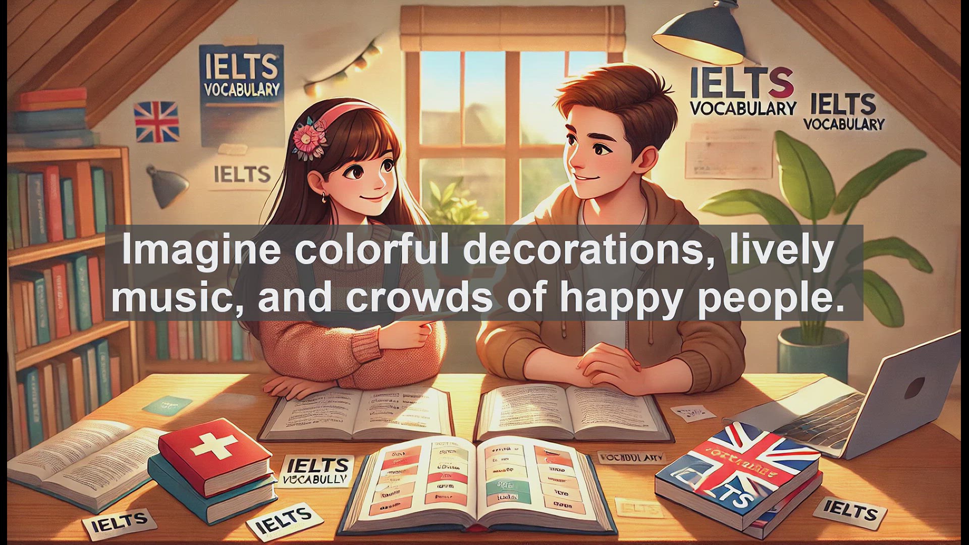 'Video thumbnail for 2500 Must Know IELTS 5.5 Vocabulary - Understanding 'Festival': Essential IELTS Vocabulary'