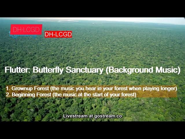 'Video thumbnail for Flutter: Butterfly Sanctuary Background Music (30min Version) | LIVE by GoStream'