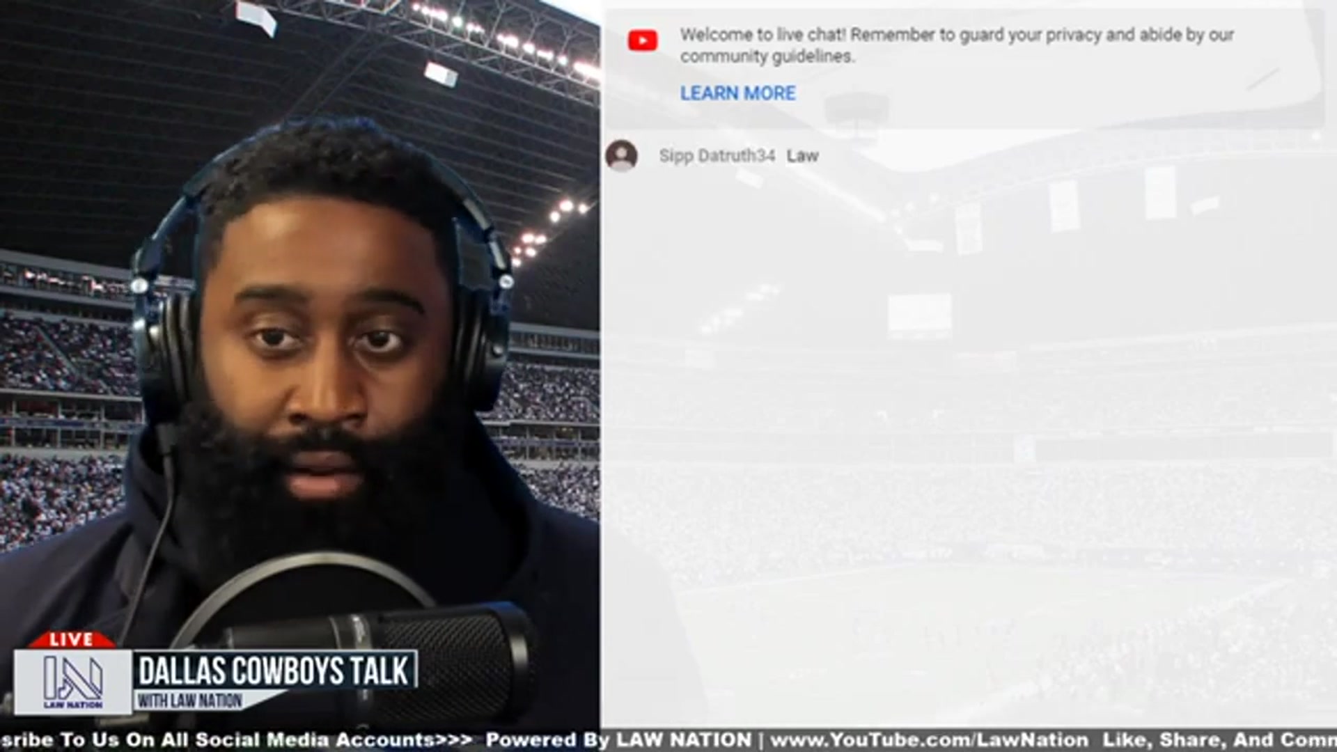 'Video thumbnail for law nation sports: dallas cowboys vs buffalo bills halftime report - dak prescott, cole beasley & nfl analysis'