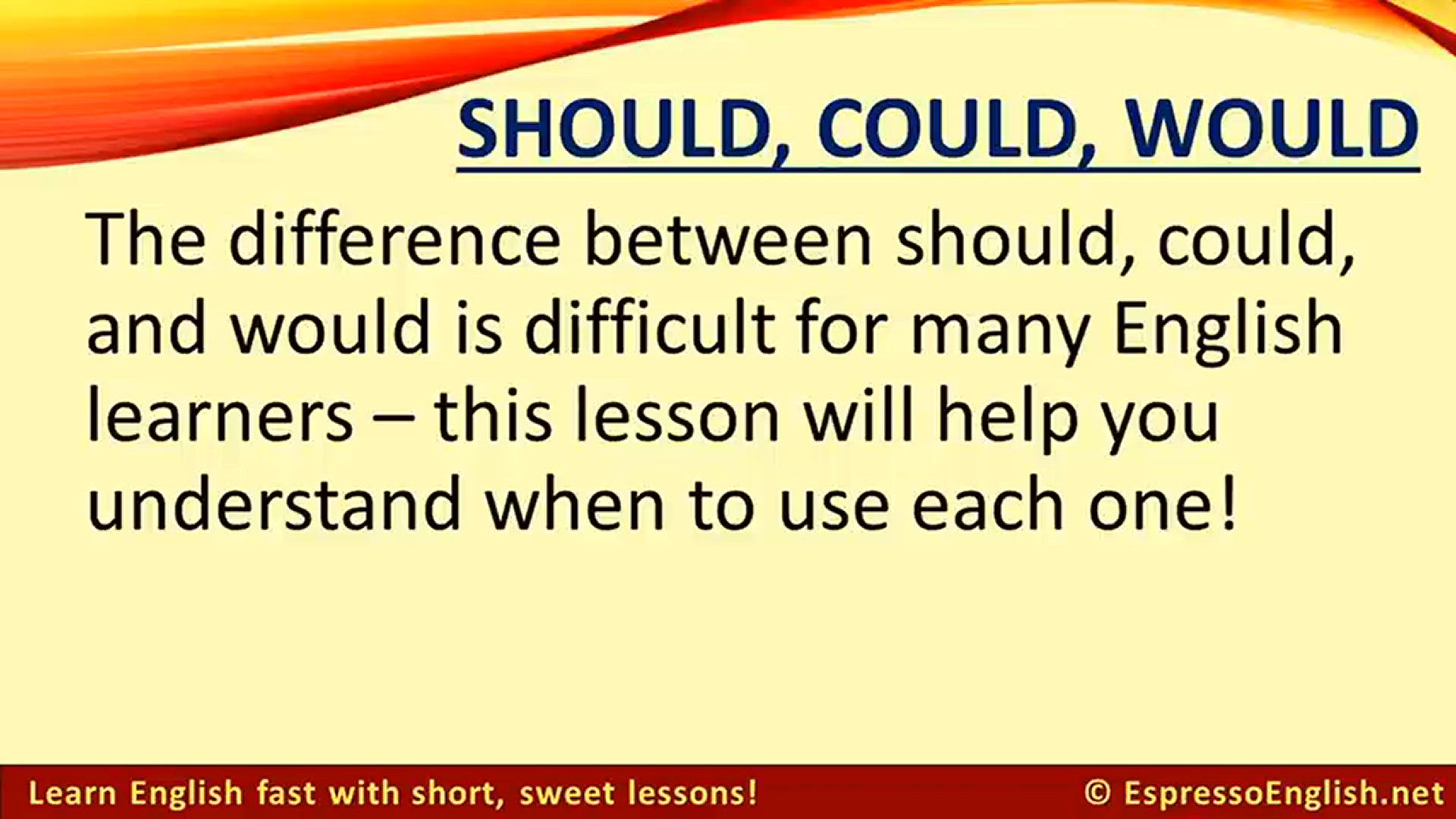 How to Use Should Have, Could Have & Would Have (Lots of Fun Examples!) -  To Fluency