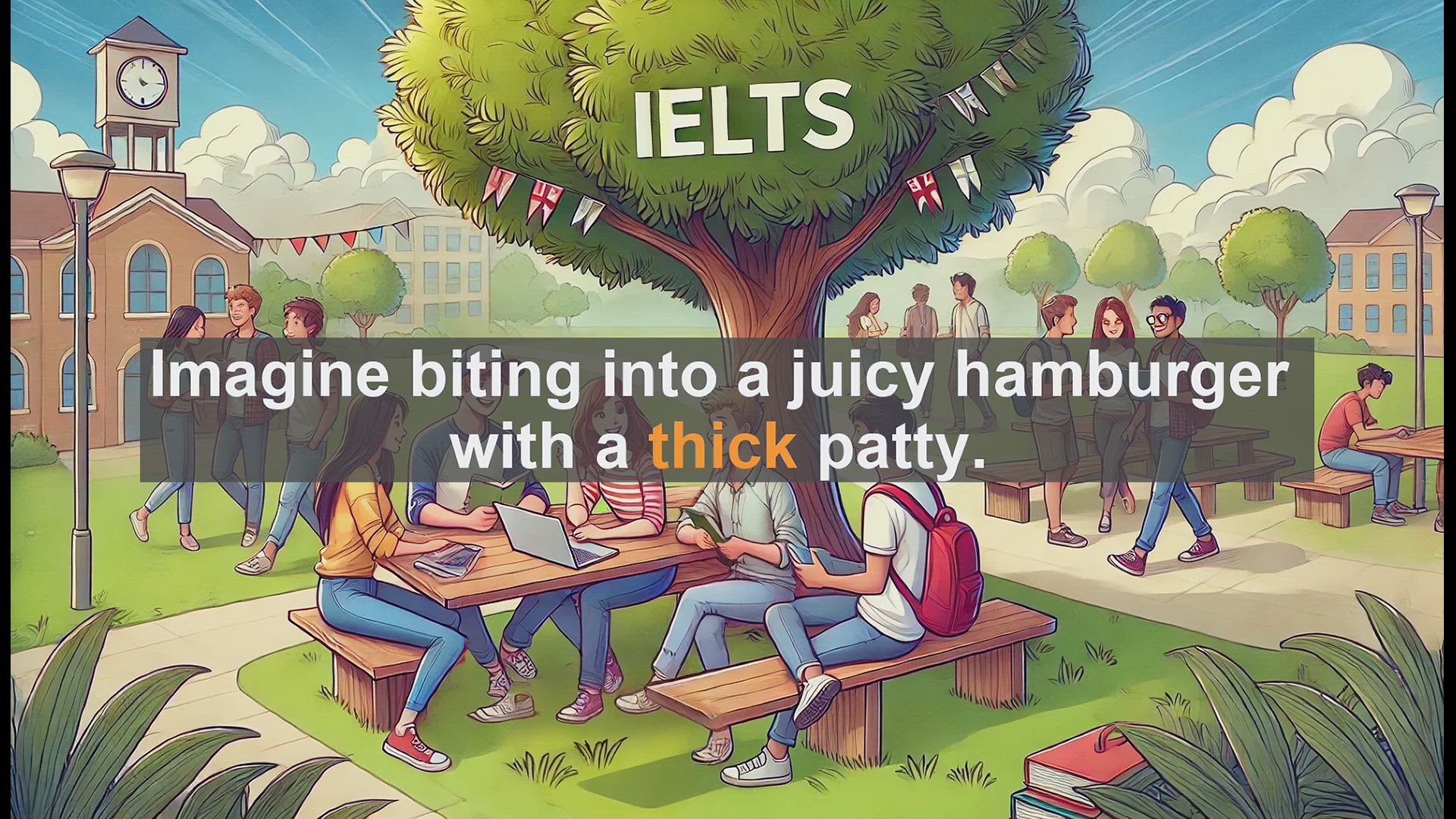 'Video thumbnail for 2500 Must Know IELTS 5.5 Vocabulary - IELTS Vocabulary: Understanding and Using the Word 'Thick''