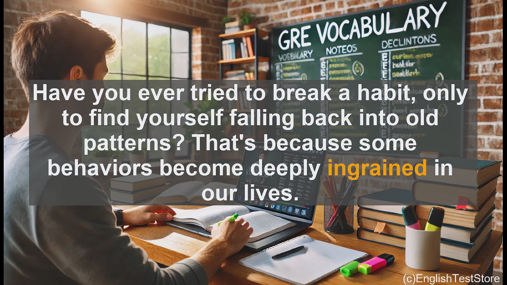 'Video thumbnail for GRE Vocabulary Lesson: Exploring the Deeply Rooted Meaning of 'Ingrained''