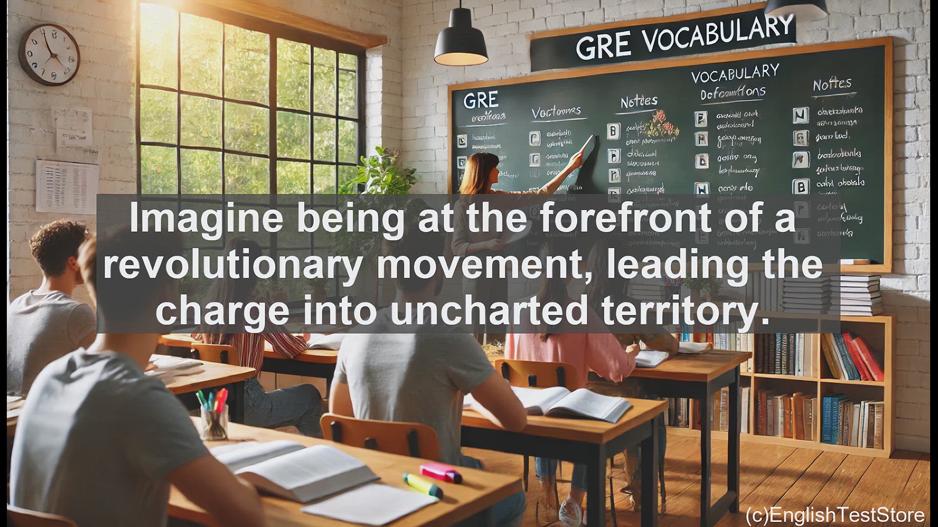 'Video thumbnail for GRE Vocabulary Lesson: Vanguard - Leading the Charge into the Future'