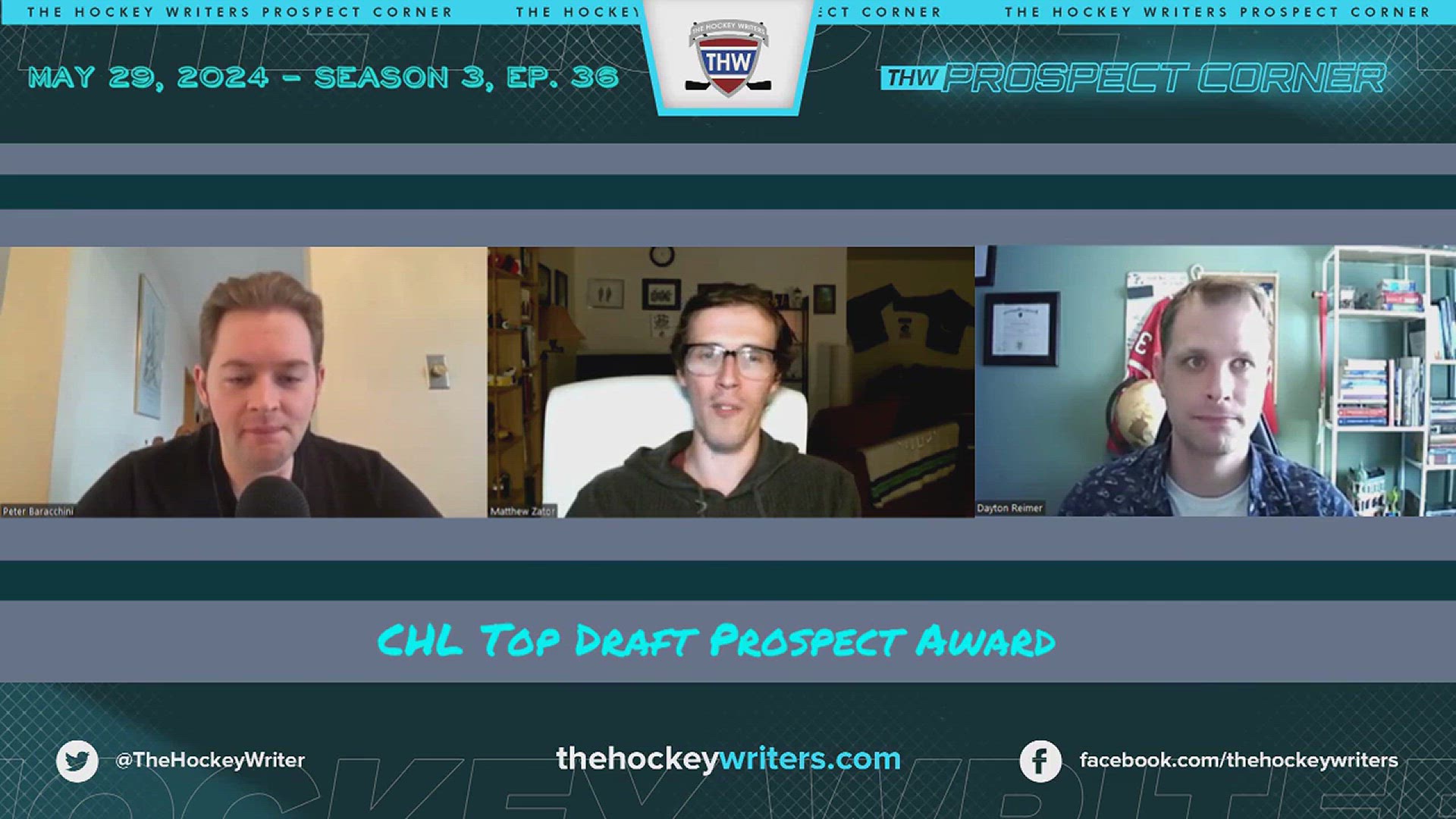 'Video thumbnail for 2024 CHL Top Draft Prospect Award Predictions'