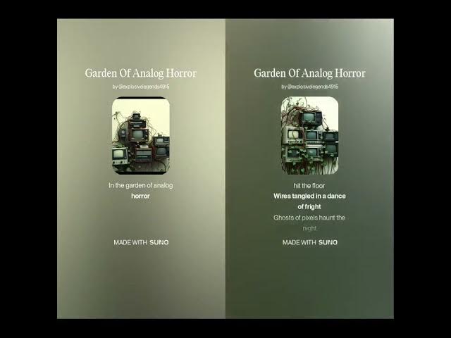 Video thumbnail for Garden Of Analog Horror Versão 1 E 2 A Música