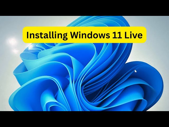 Video thumbnail for Installing Windows 11 Live But Everything Goes Wrong