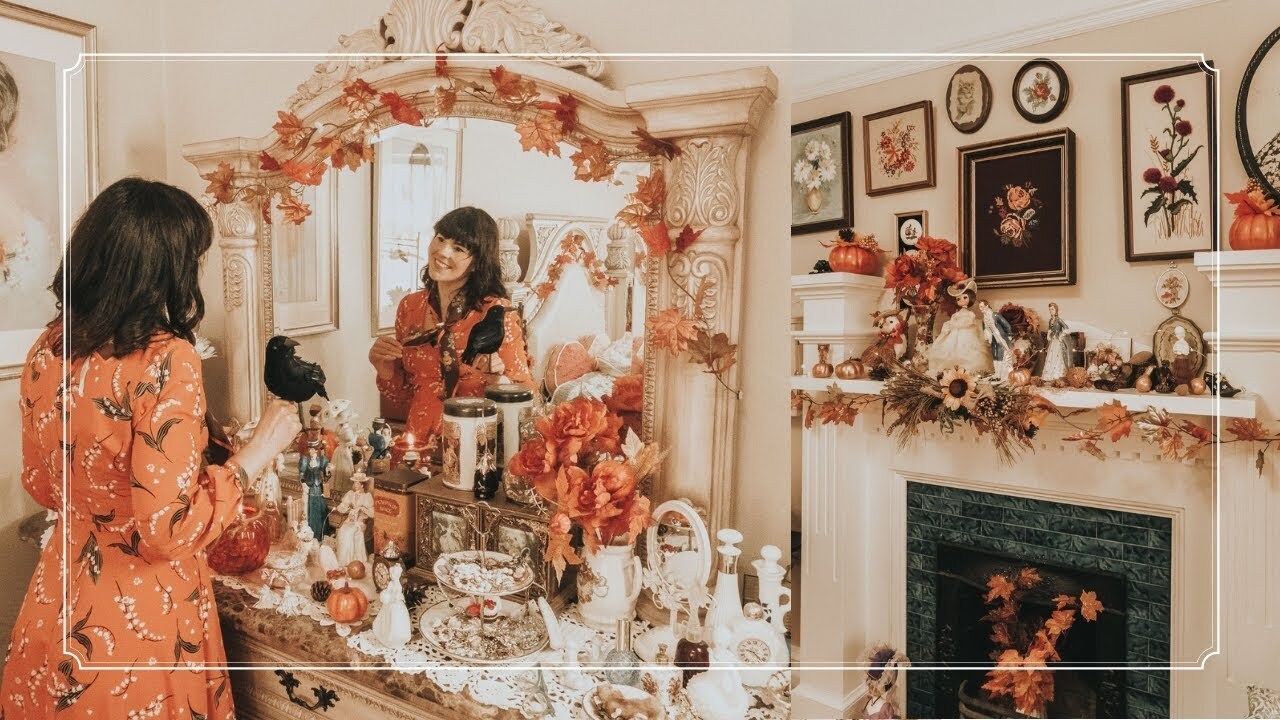 Video thumbnail for Vintage Fall Bedroom Tour