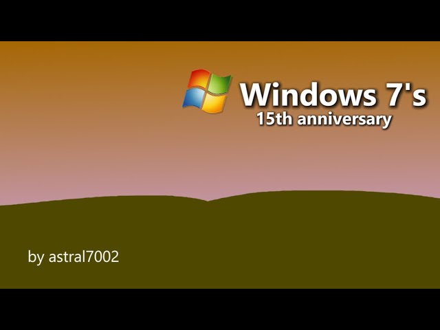 Video thumbnail for Happy 15th Birthday Windows 7! (short animation)