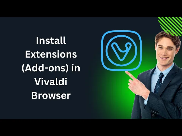 'Video thumbnail for How to Install Extensions (Add-ons) in Vivaldi Browser in Windows 11 or 10 | GearUpWindows Tutorial'