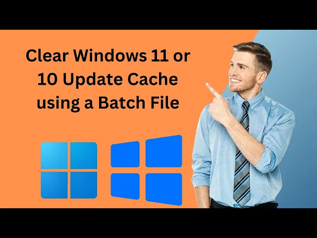 'Video thumbnail for How to Clear Windows 11 or 10 Update Cache using a Batch File | GearUpWindows Tutorial'