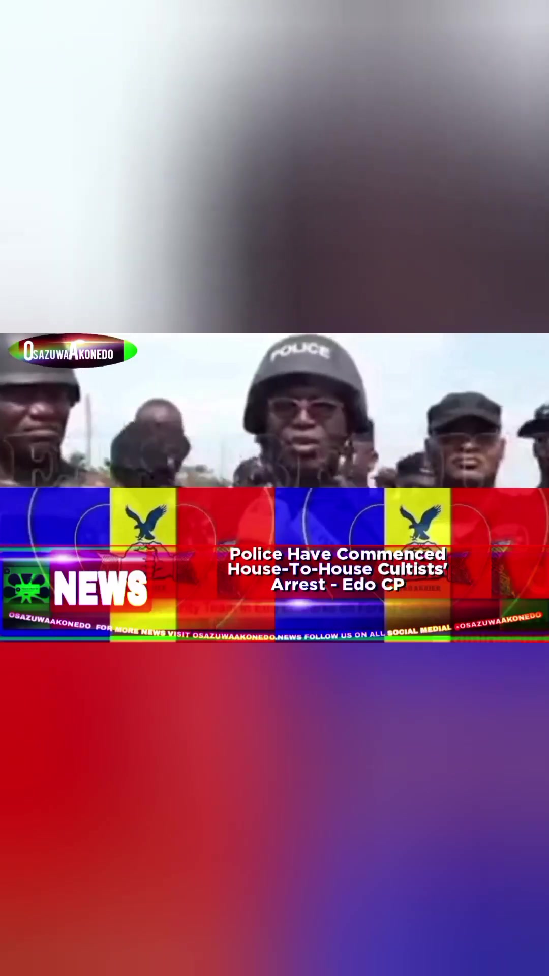 'Video thumbnail for Police Have Commenced House To House Cultists' Arrest - Edo CP'