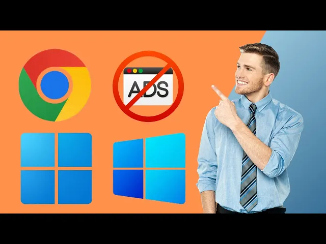 'Video thumbnail for How to Block Ads on Any Website in the Chrome Browser on Windows 10 or 11 | GearUpWindows Tutorial'