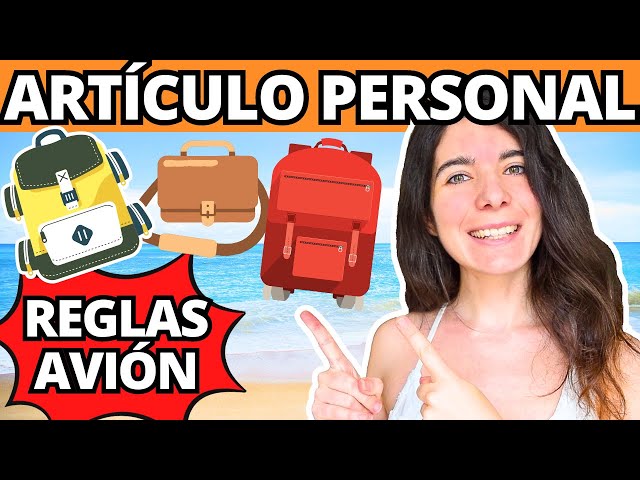Video thumbnail for ¿Qué es el artículo personal? ✅✅ Medidas y peso del accesorio para viajar en avión
