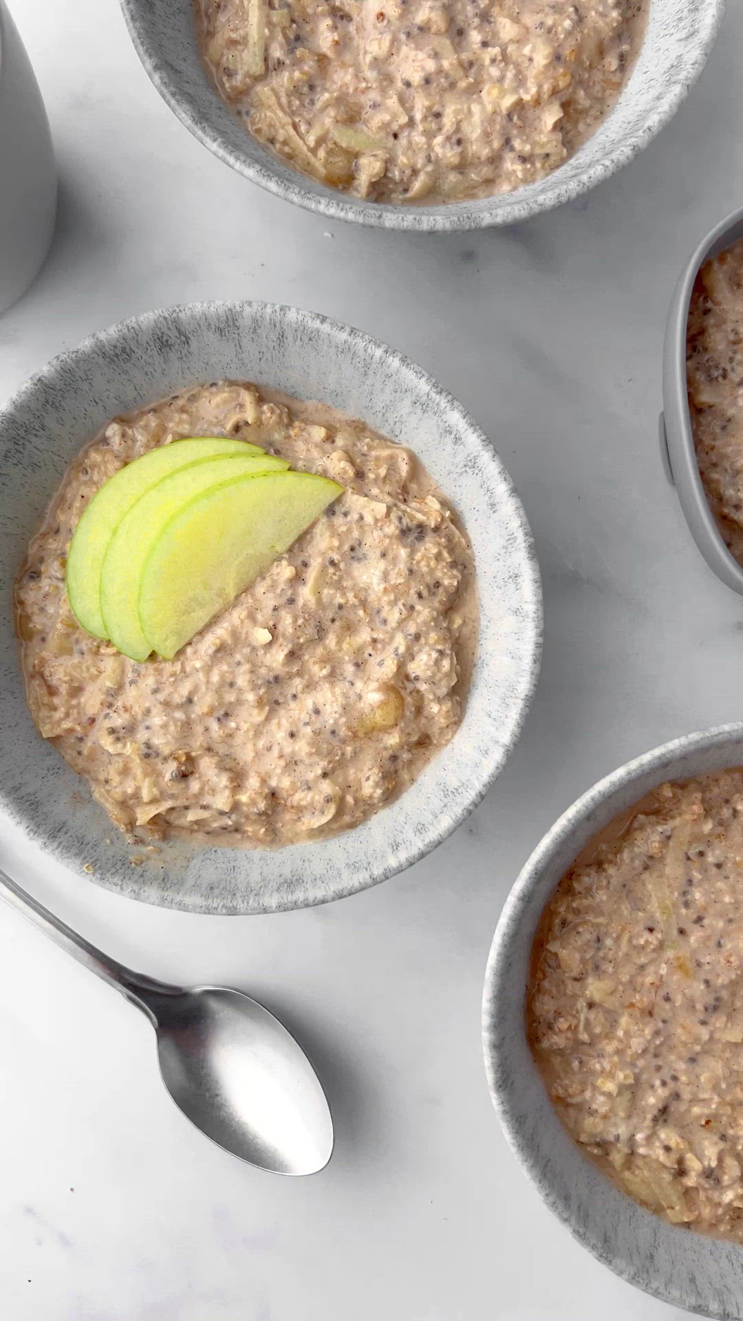 'Video thumbnail for APPLE & BANANA OVERNIGHT OATS '