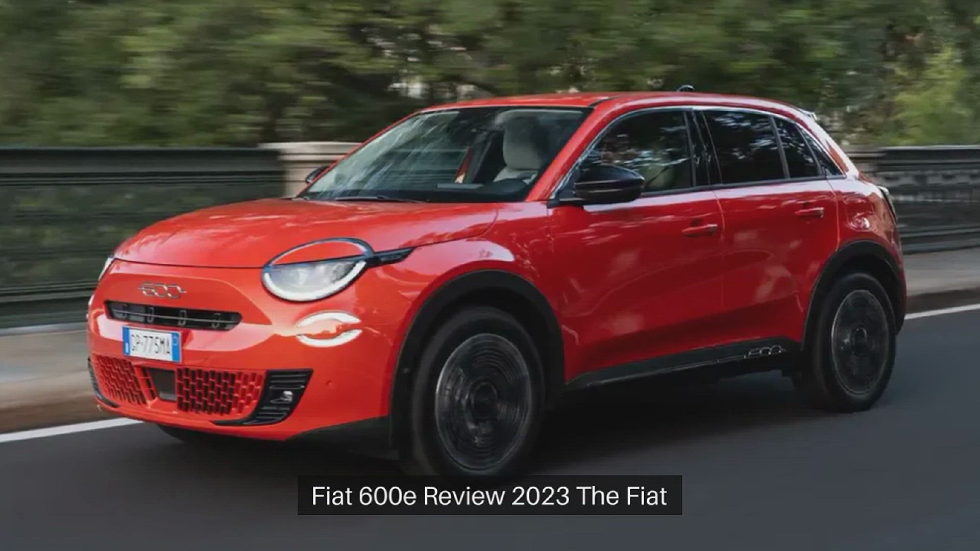 'Video thumbnail for Fiat 600e review'