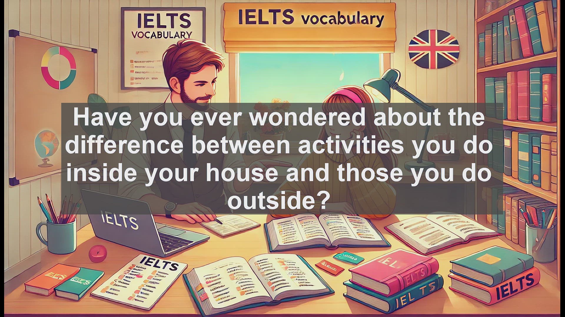 'Video thumbnail for 2500 Must Know IELTS 5.5 Vocabulary - Understanding 'Indoor': A Key Word for IELTS and Daily English'