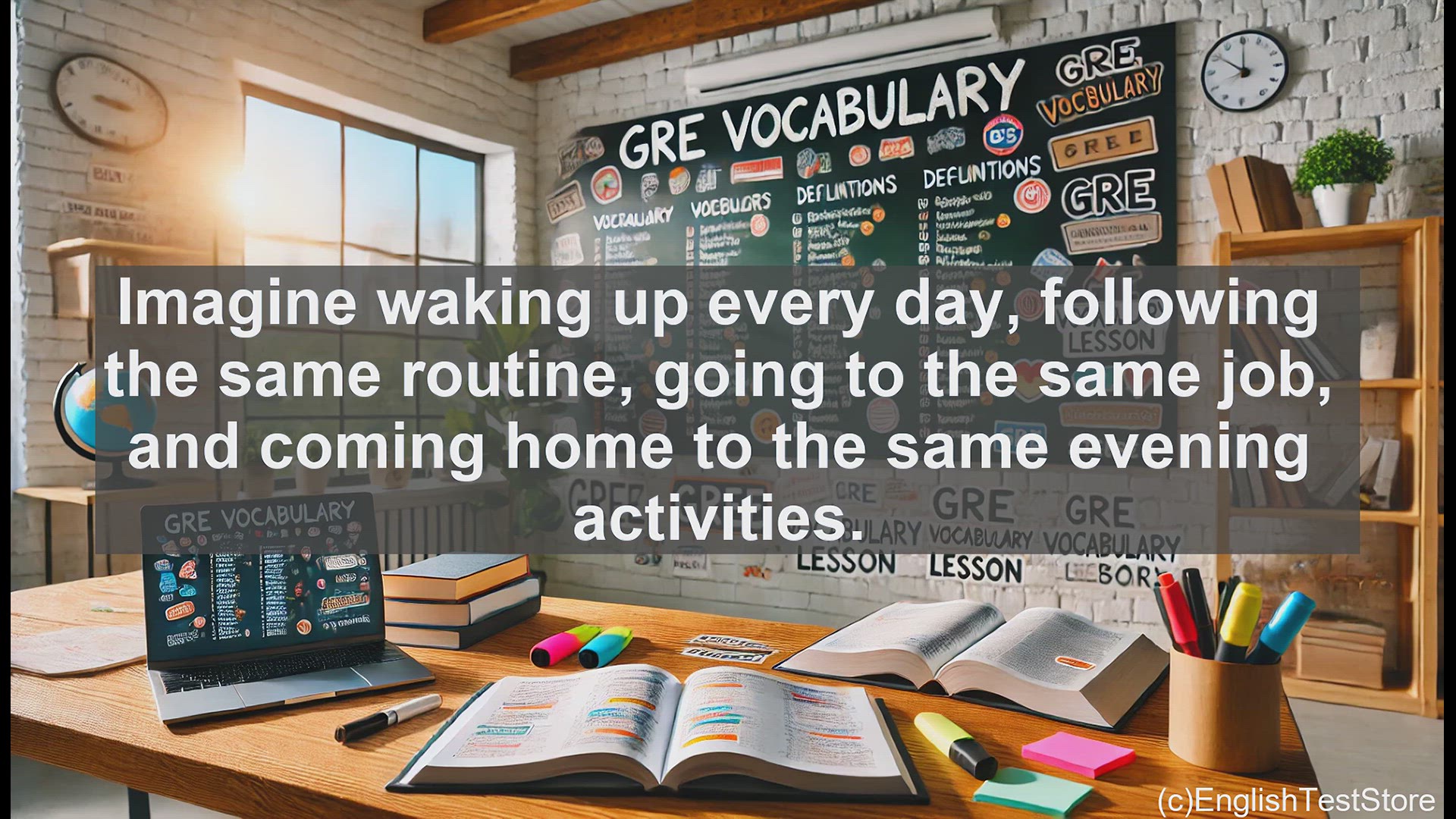 'Video thumbnail for GRE Vocabulary Lesson: Exploring the Meaning and Usage of 'Humdrum''