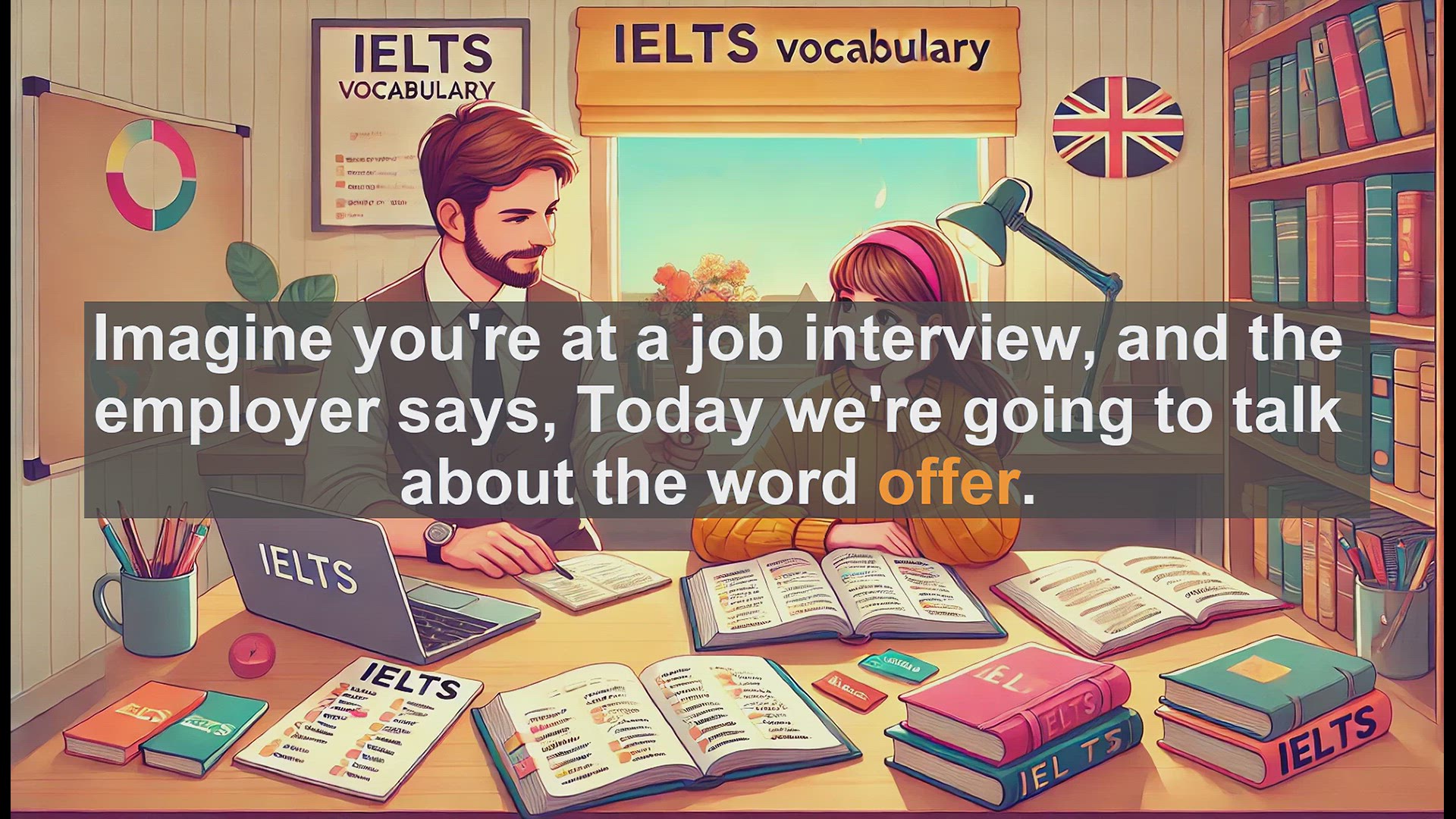 'Video thumbnail for 2500 Must Know IELTS 5.5 Vocabulary - Understanding 'Offer': A Key Word for IELTS and Daily Use'