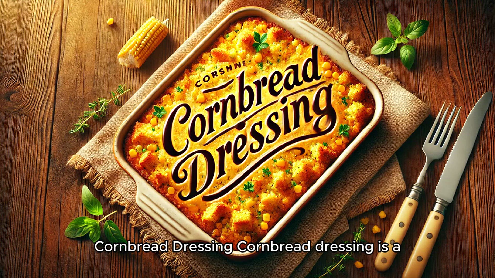 Video thumbnail for Cornbread Dressing