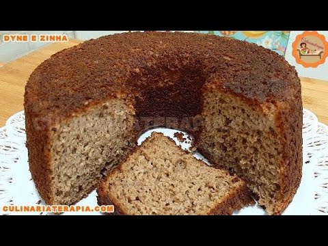 'Video thumbnail for 🔴O Famoso Bolo sem Açúcar sem Trigo sem Leite - Receita Fácil Nutritiva e Rica em Fibras'