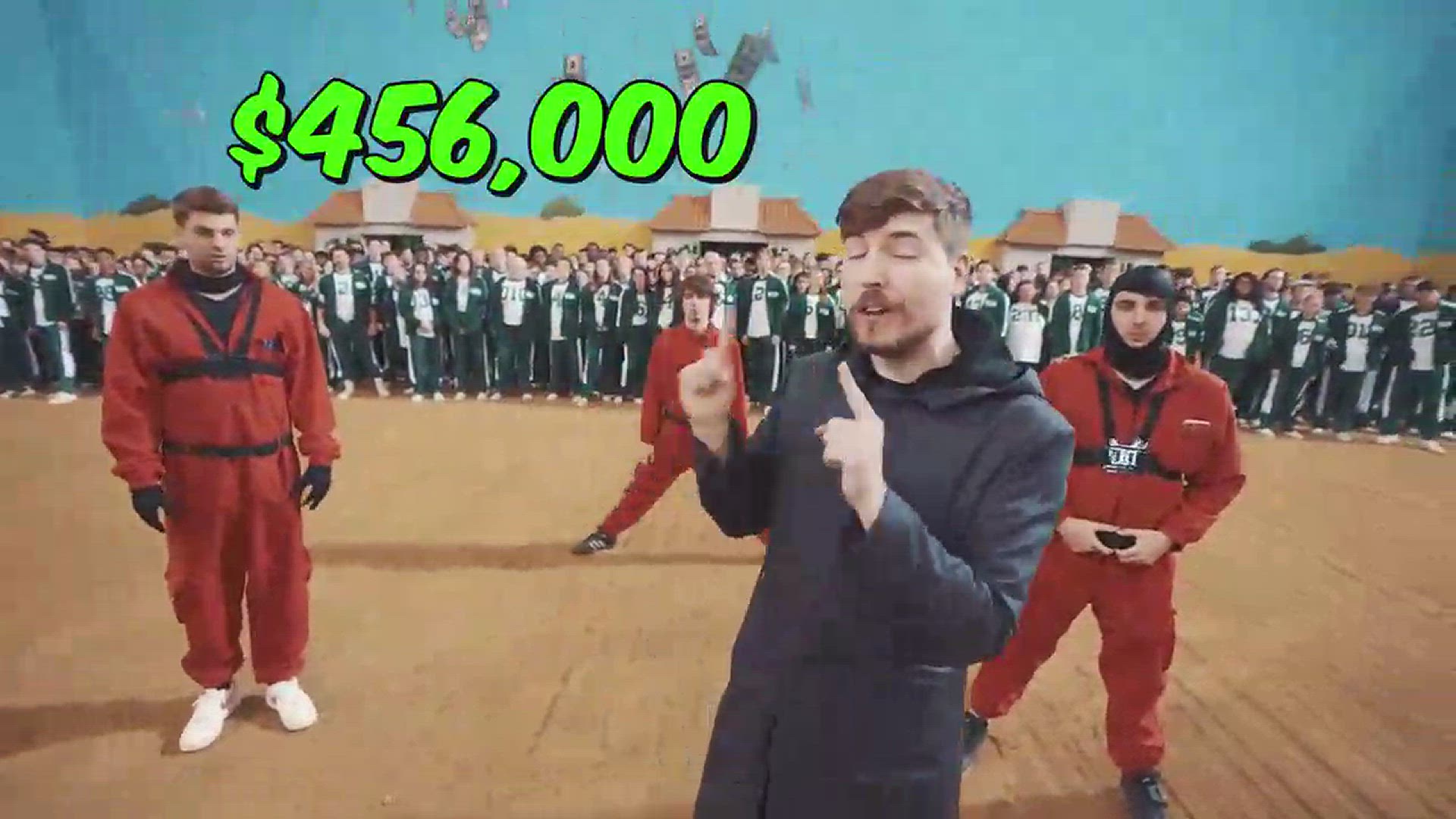 Video thumbnail for $456,000 Squid Game In Real Life! Part 1